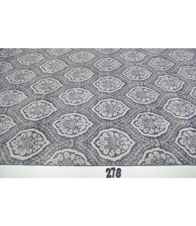 Grauer Ziegler Teppich – 312 x 239 cm – Handgeknüpft aus Wolle