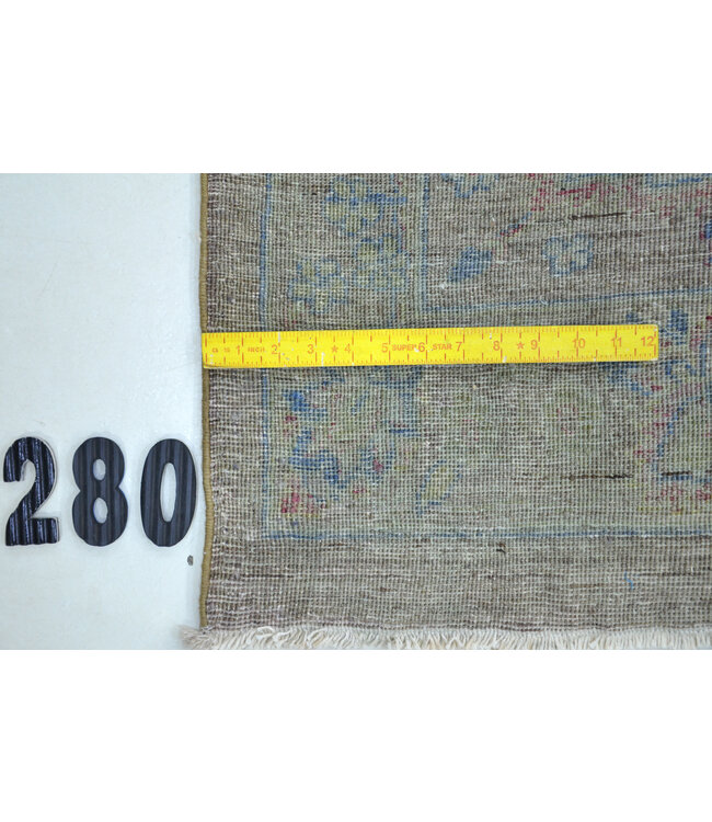 Brauner Ziegler Teppich – 326 x 266 cm – Handgeknüpft aus Wolle