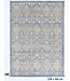 Light Blue Ziegler Rug – 238 x 168 cm – Hand-knotted Wool Carpet