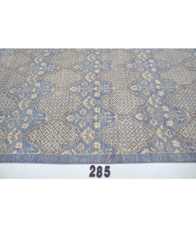 Light Blue Ziegler Rug – 238 x 168 cm – Hand-knotted Wool Carpet