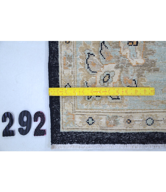 Dark Blue Ziegler Rug – Hand-Knotted – 302 x 203 cm