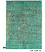 Green Vintage Rug – Hand-Knotted – 235 x 168 cm