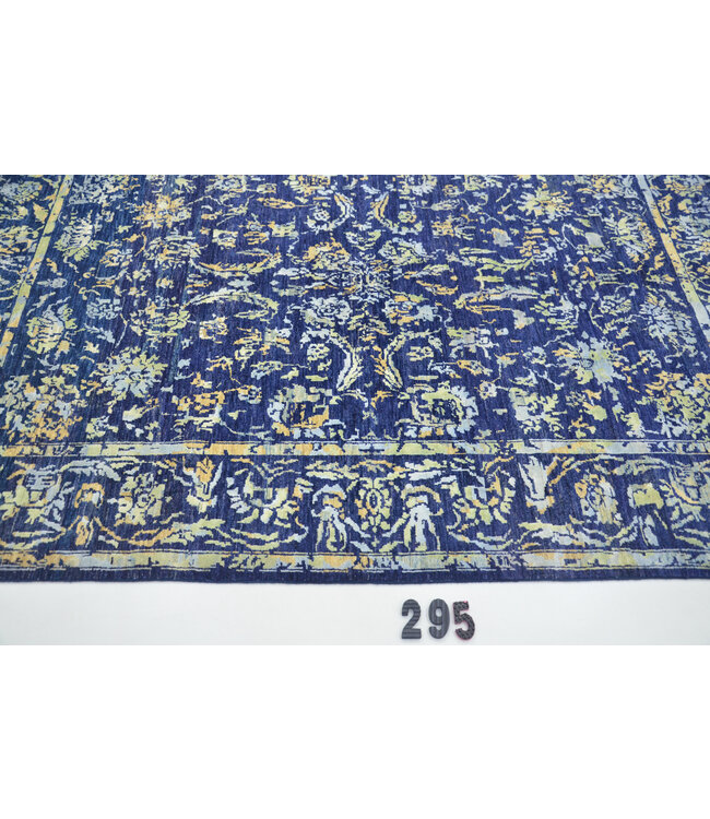 Blue Vintage Rug – Hand-Knotted – 237 x 167 cm