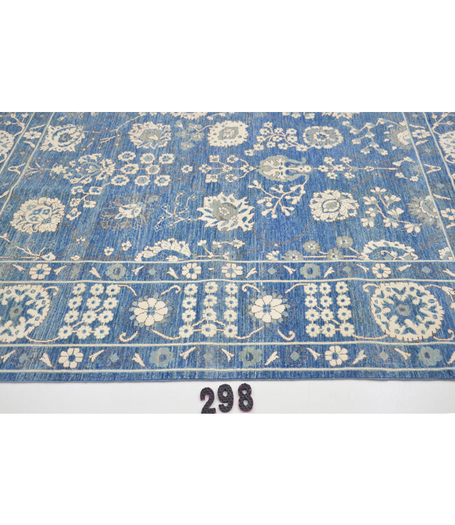 Blauer Ziegler Teppich – Handgeknüpft – 230 x 173 cm