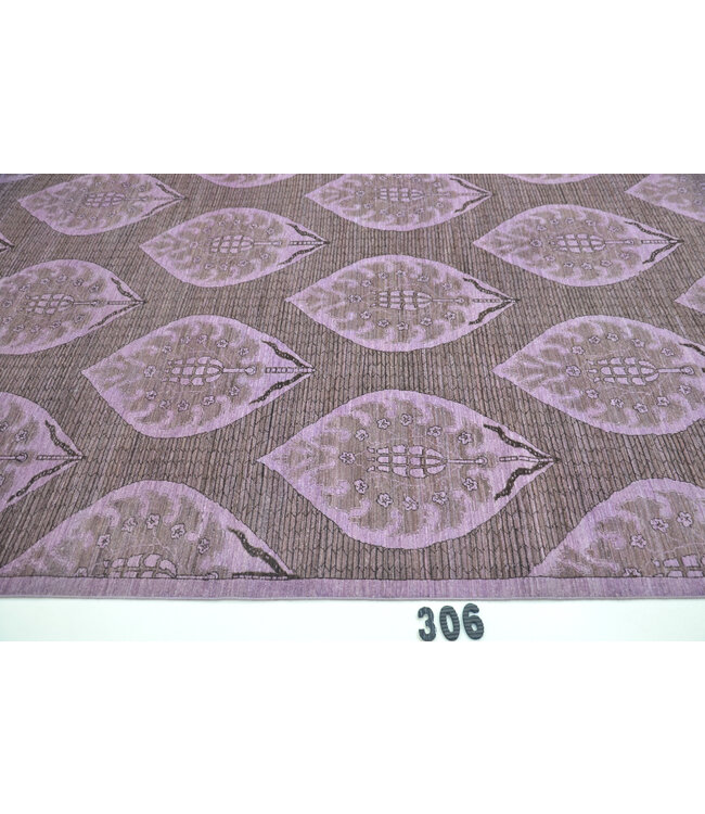 Lila Modern patroon vloerkleed – 285 x 195 cm