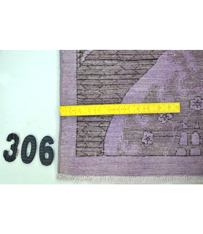 Lila moderner Musterteppich – 285 x 195 cm