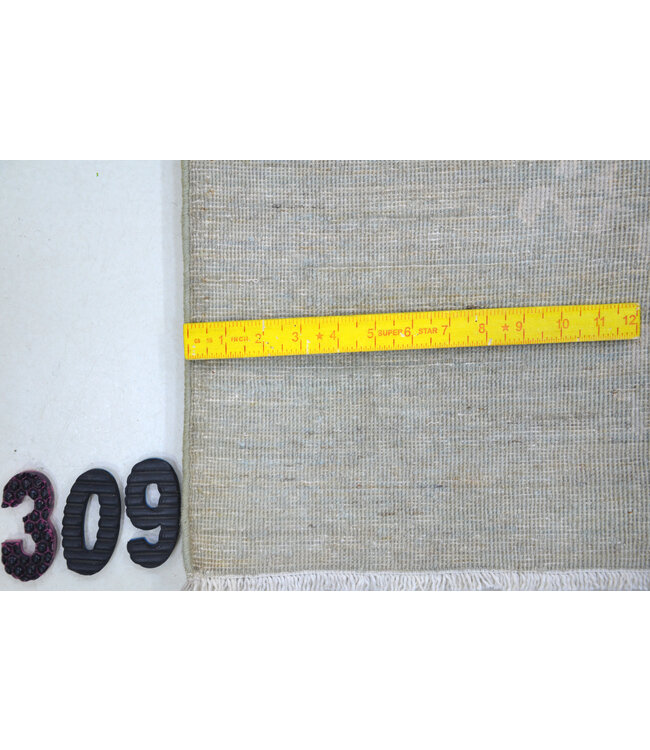 Silver grey Ziegler pattern rug – 292 x 193 cm