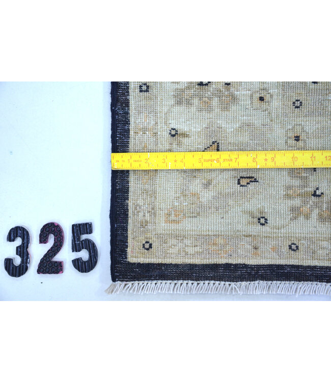 Blue Ziegler Hand-Knotted Wool Rug – 202 x 141 cm