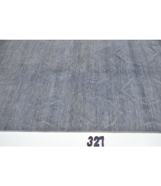 Grey Modern Rug – Hand-knotted Wool Carpet – 192 x 125 cm