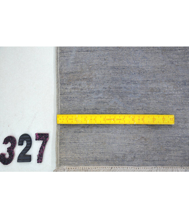 Grey Modern Rug – Hand-knotted Wool Carpet – 192 x 125 cm