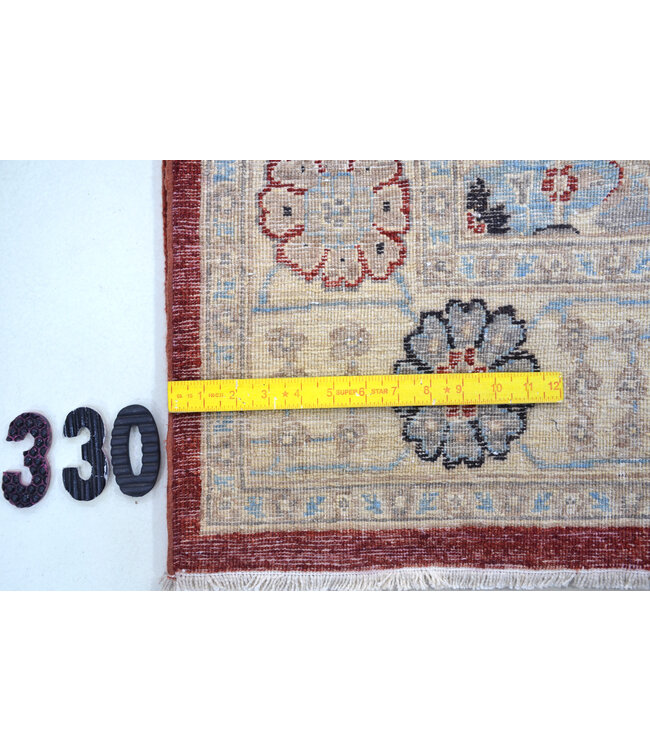 Rood Kazak vloerkleed – 197 x 109 cm – handgeknoopt van wol