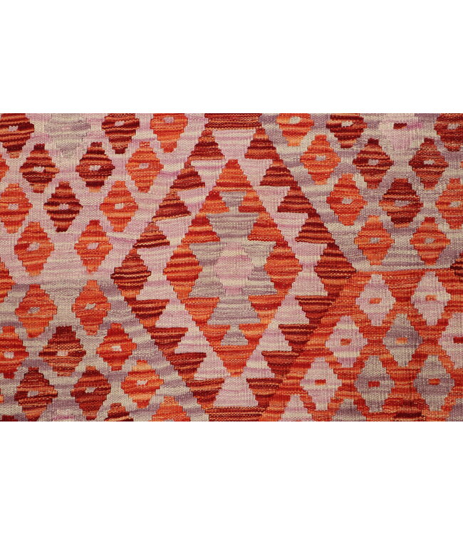 Handgeweven Kelim Vloerkleed van Wol 295x205 cm – Traditioneel Oosters Design