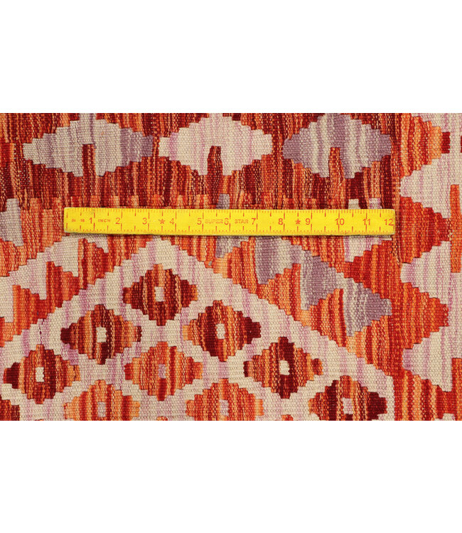 Authentischer Handgewebter Kelim-Teppich – 295x205 cm | 100 % Wolle