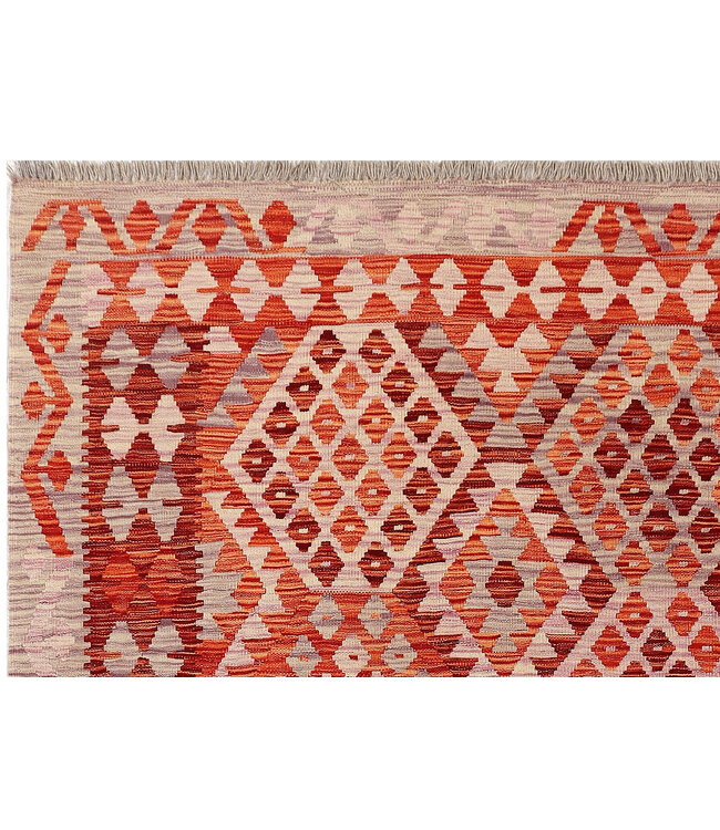 Authentischer Handgewebter Kelim-Teppich – 295x205 cm | 100 % Wolle