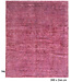Deep Pink Modern Pattern Hand-Knotted Wool Rug – 300 x 246 cm
