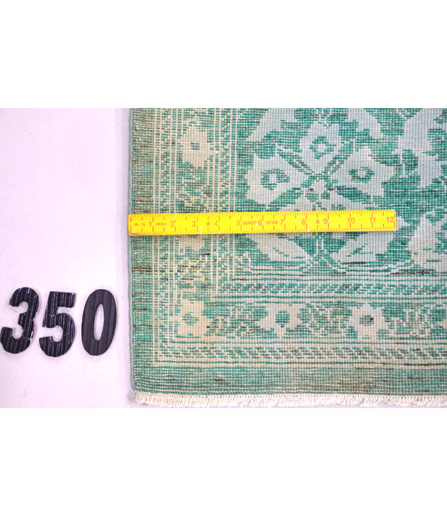 Grüner Ziegler Teppich – Handgeknüpft – 295 x 240 cm – Wolle