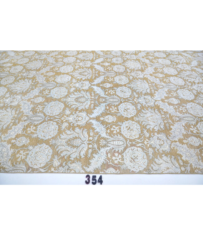 Beige Modern Tapijt – Handgeknoopt – 415 x 304 cm – Wol