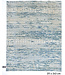 Blauw Modern Tapijt – Handgeknoopt – 311 x 243 cm – Wol