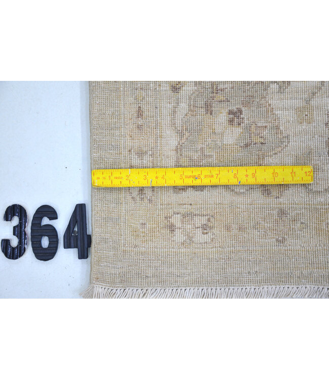 Vintage Beiges Wollteppich – 293 x 195 cm