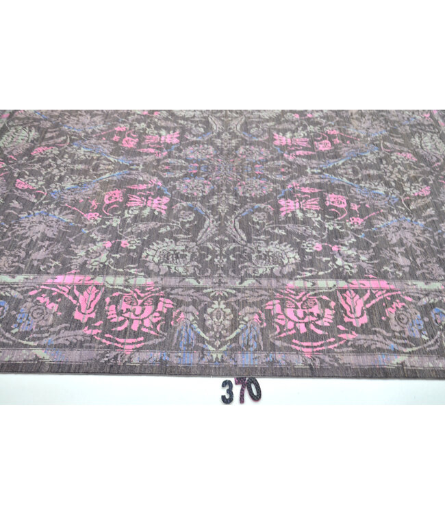 Grey Modern Rug – Hand-Knotted Wool – 294 x 198 cm