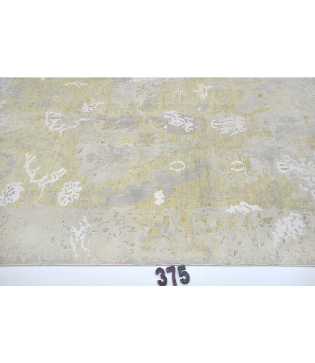 Sand-Beige Modern Rug – Hand-Knotted Wool – 225 x 172 cm