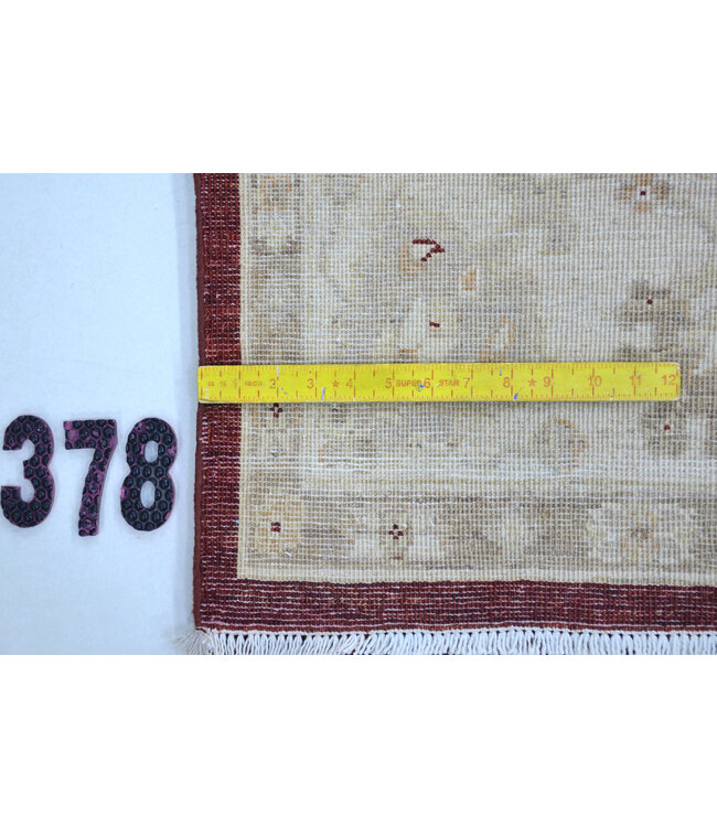 Roter Antiker Ziegler Teppich – handgeknüpfter Wollteppich – 280 x 218 cm