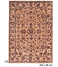 Brown Antique Persian Rug – Hand-knotted Wool Carpet – 203 x 150 cm