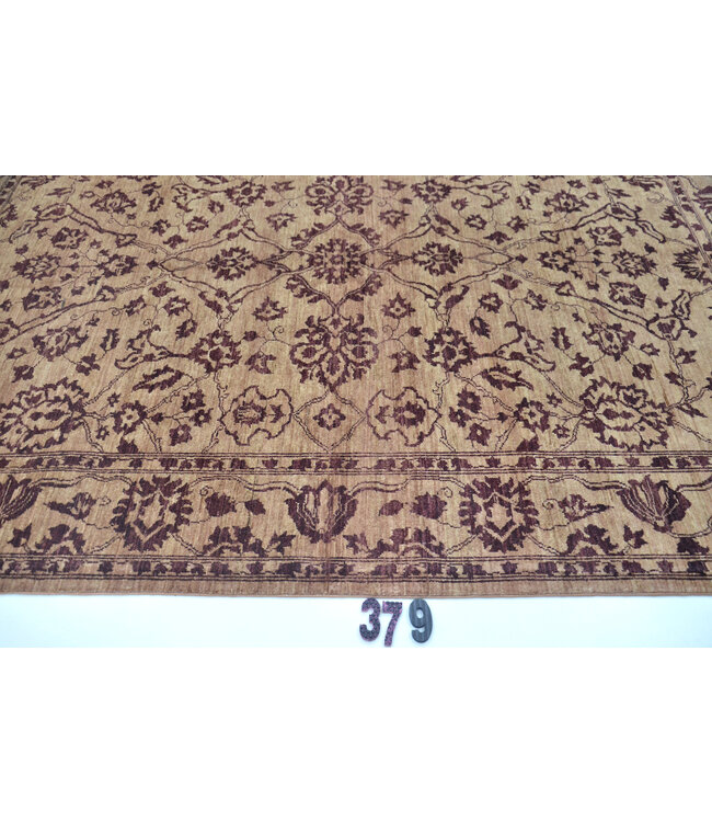 Brown Antique Persian Rug – Hand-knotted Wool Carpet – 203 x 150 cm