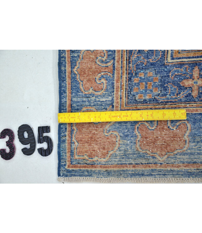 Blauw Ziegler Vloerkleed – 266 x 181 cm – Handgeknoopt Wol