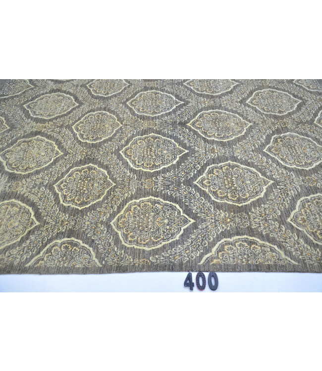 Bruin Vintage Vloerkleed – 229 x 194 cm – Handgeknoopt Wol