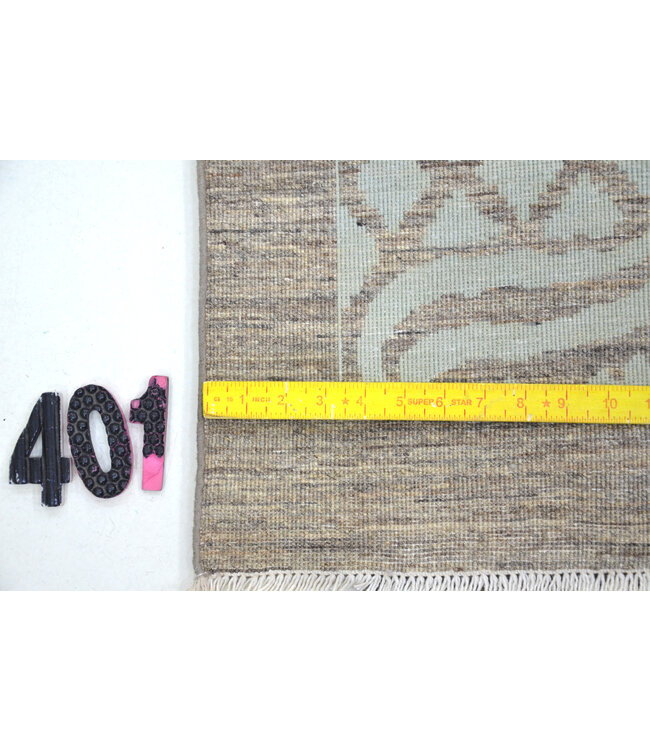 Green Modern Rug – 236 x 198 cm – Hand-Knotted Wool