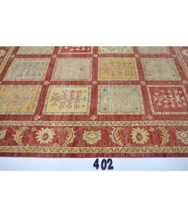 Red Ziegler Rug – 252 x 195 cm – Hand-Knotted Wool