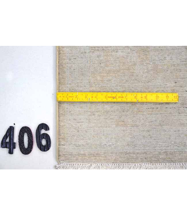 Hellblau-Beige Moderner Teppich – 245 x 168 cm – Handgeknüpft aus Wolle