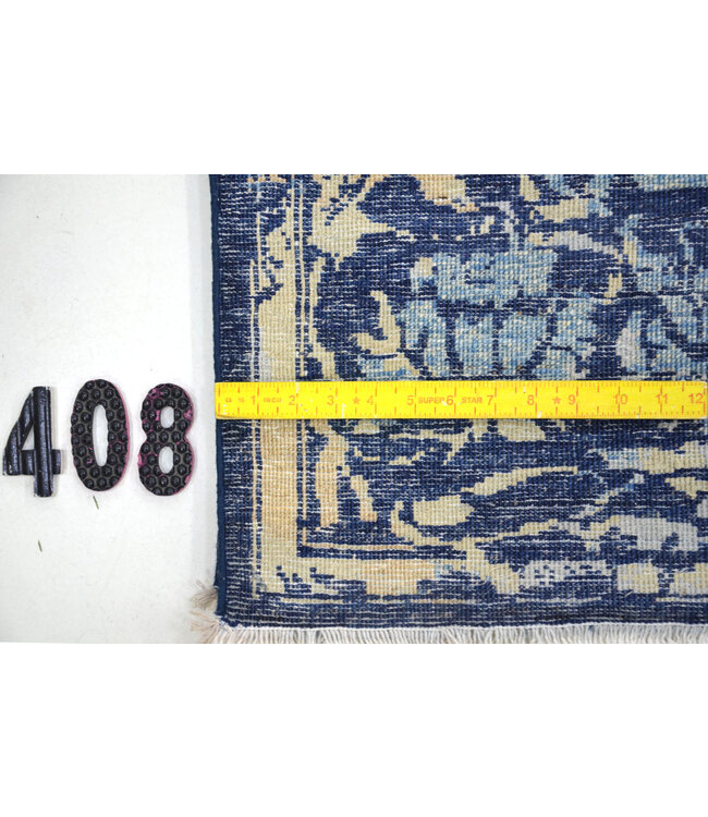 Dark Blue-Beige Ziegler Rug – 238 x 165 cm – Hand-Knotted Wool