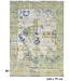 Green-Blue Gabbeh Pattern Hand-Knotted Wool Rug – 240 x 171 cm