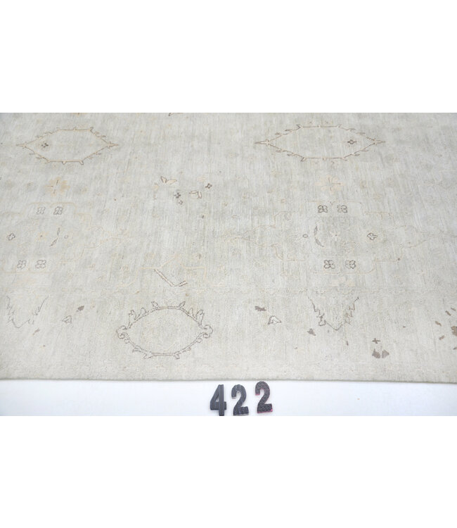 Grau, Muster: Ziegler, Abmessungen: 268 x 175 cm