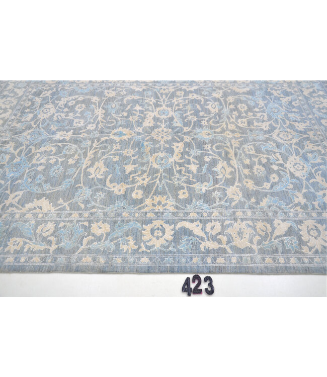 Blauw, Patroon: Vintage, Afmetingen: 244 x 166 cm