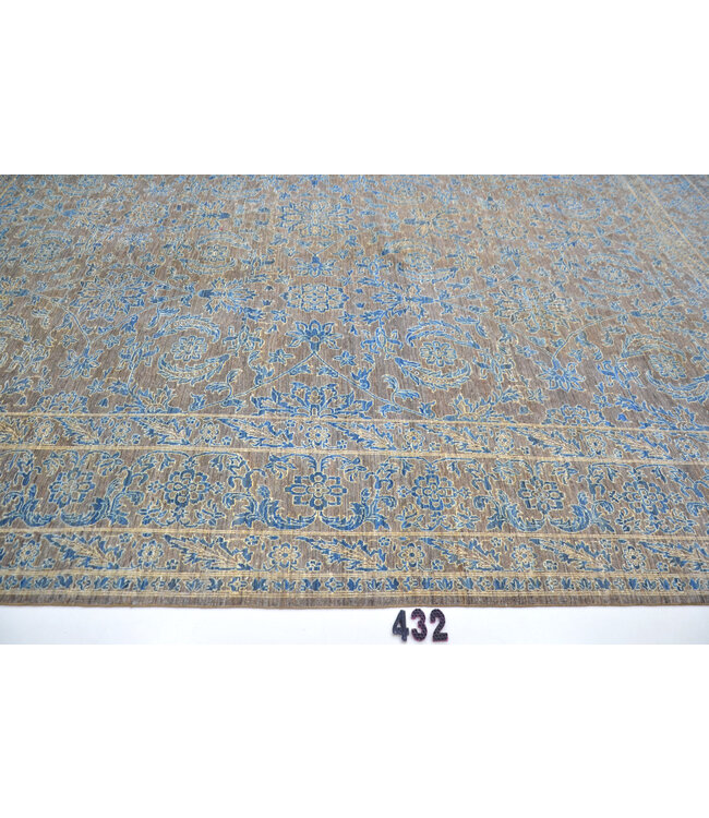 Grau, Muster: Ziegler, Abmessungen: 433 x 353 cm