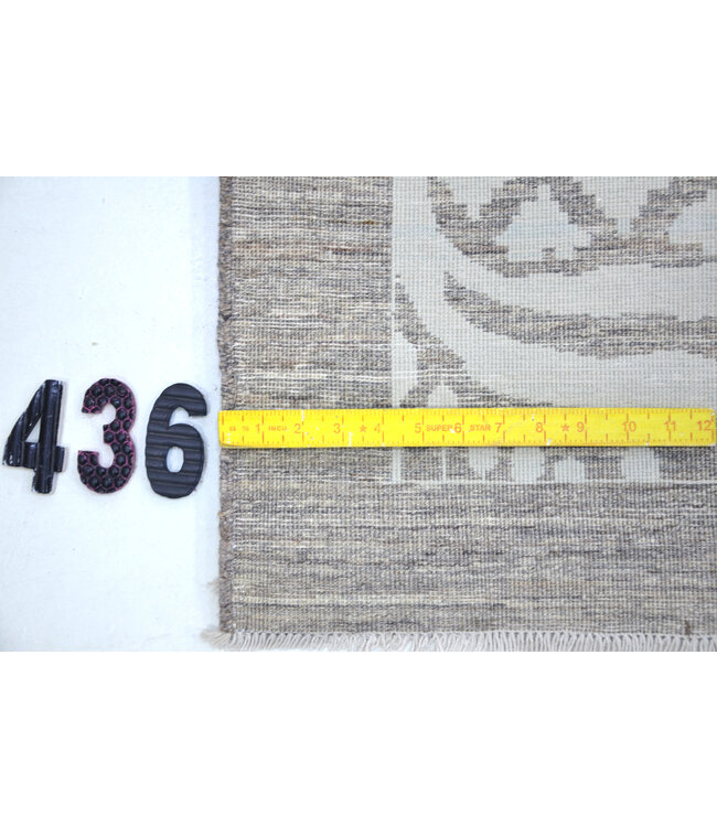 Grau, Muster: Gabbeh, Abmessungen: 409 x 301 cm