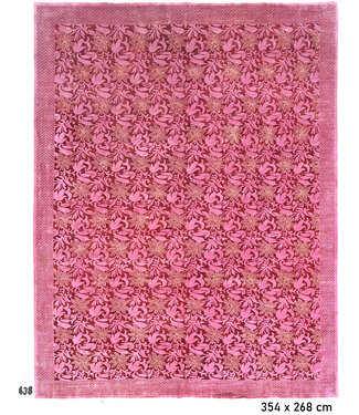 Rosa, Muster: Vintage, Abmessungen: 354 x 268 cm