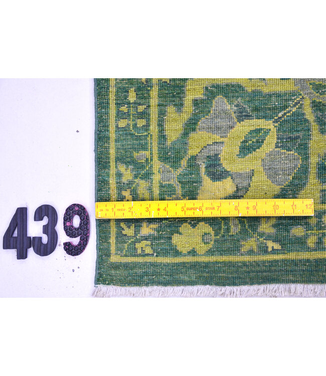 Groen, Patroon: Kazak, Afmetingen: 302 x 239 cm