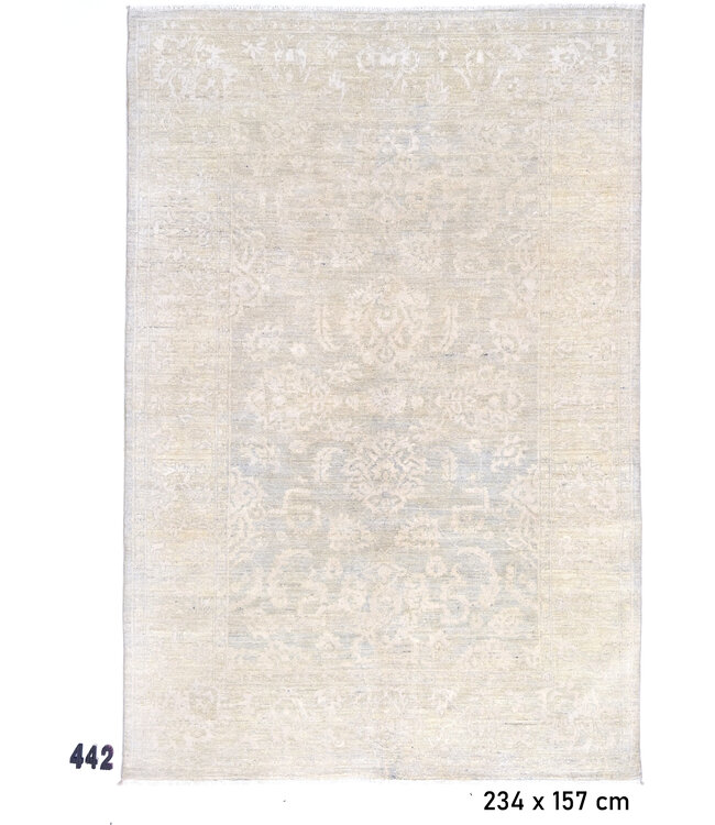 Creme, Muster: Vintage, Abmessungen: 234 x 157 cm