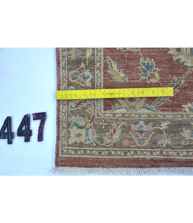 Red, Pattern: Kazak, Looper Rug, Dimensions: 289 x 074 cm