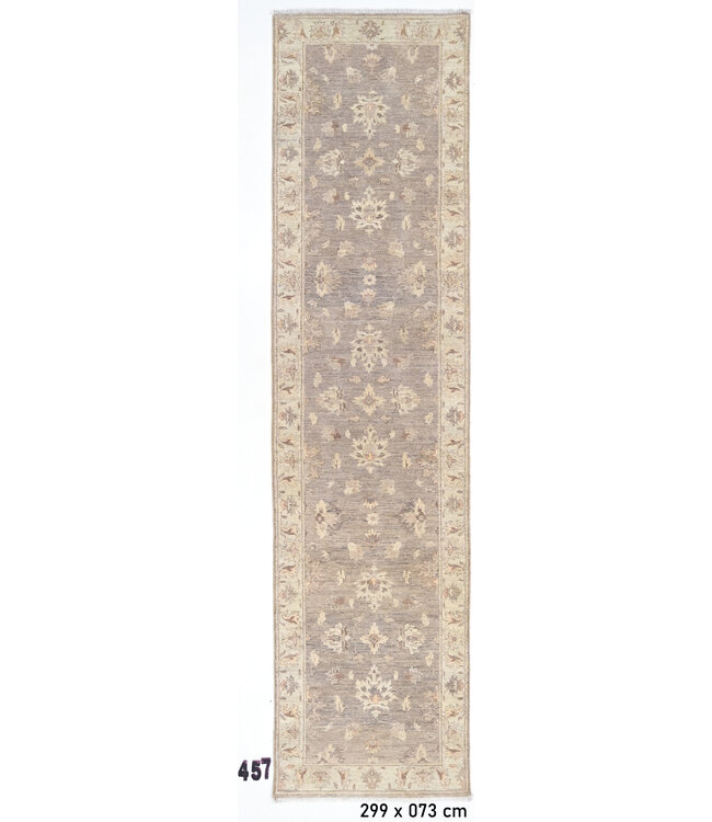 Vintage Handgeknüpfter Wollteppich - Ziegler Muster 299x073 cm