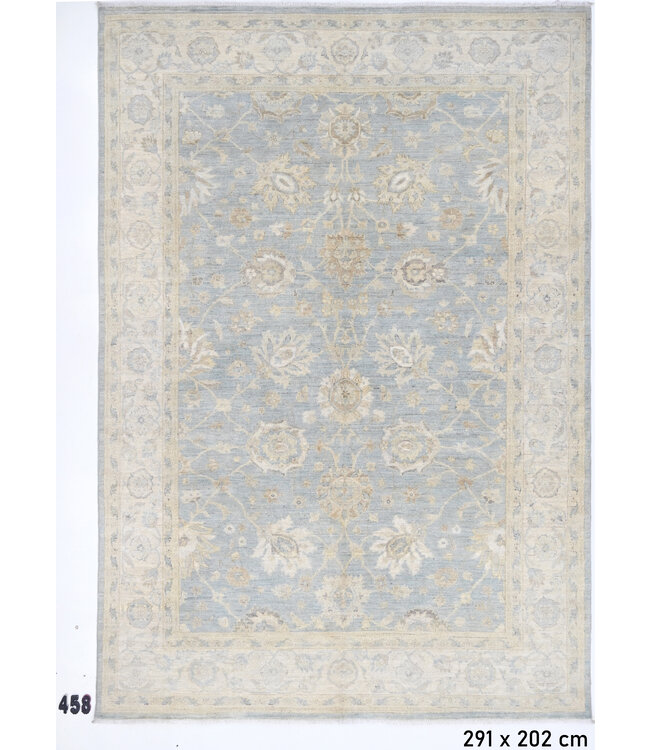 Vintage Handgeknüpfter Wollteppich - Ziegler Muster 291x202 cm