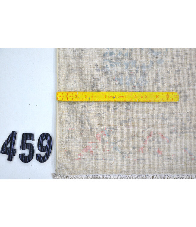 Vintage Handgeknoopte Wol Tapijt - Ziegler Patroon 297x190 cm