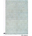 Hand-Knotted Light Blue Modern Wool Rug – Subtle Tone-on-Tone Pattern – 279 x 183 cm
