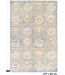 Beige Modern Pattern Hand-Knotted Wool Rug – 279 x 183 cm