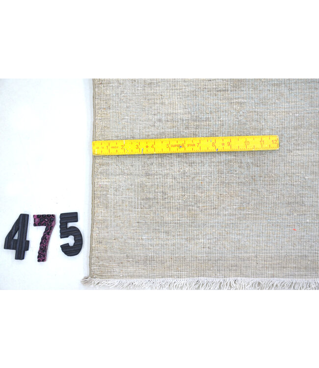 Lichtblauw Vintage vloerkleed – 306x198 cm – Handgeknoopt wollen tapijt