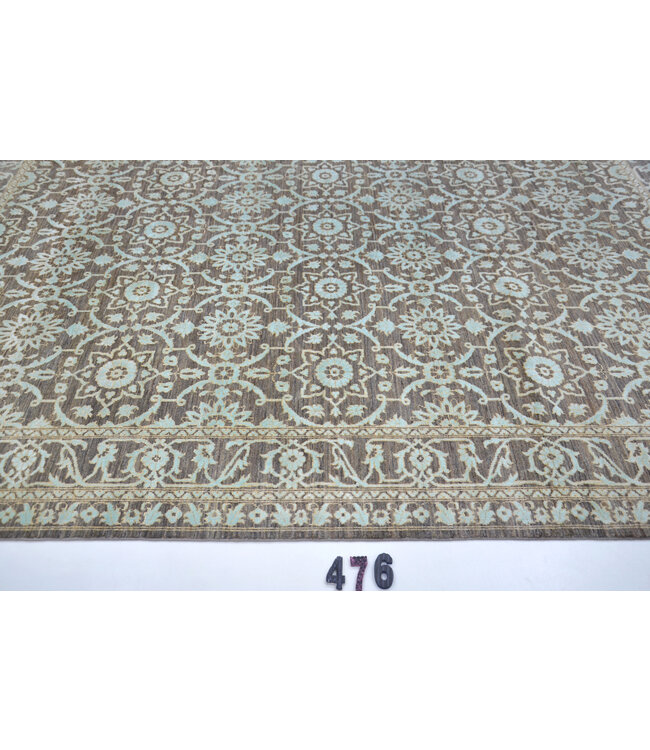 Vintage Ziegler Tapijt - Bruin & Beige, 289 x 201 cm